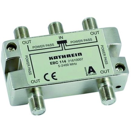 21610007 Kathrein EBC 114 4fach F Verteiler 5 2400 MHz, Schirmklasse A, A Produktbild front M