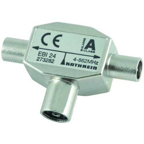 273282 Kathrein EBI 24 T Stecker TV, 4 862 MHz, Eingang: 1 x IEC Bu, Ausgänge: Produktbild Front View L