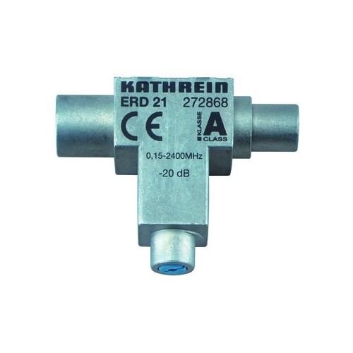 272868 Kathrein ERD 21 Dämpfungssteller IEC, 0,15 2400 MHz, Einstellbereich: 0, Produktbild Front View L