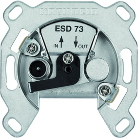 21110037 Kathrein ESD 73 Durchschleifdose 1fach IEC Produktbild front M