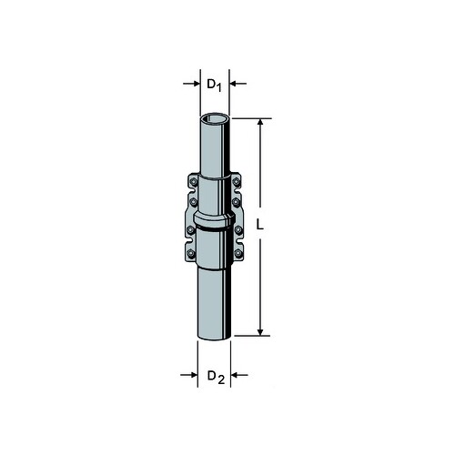 218380 Kathrein ZSD 48 Schiebemast 2 x 2 m Produktbild Front View L