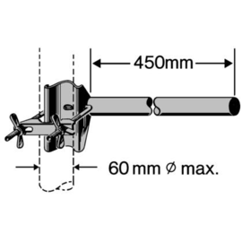 218010 Kathrein ZTA 11 Ausleger L = 450 Produktbild