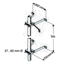 218362 Kathrein ZTH 01 Masthaltebügel Garnitur Produktbild