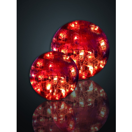 568943 Hellum LED Deko Glaskugel rot Ø25 N14 Produktbild front M