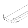 891009 Niedax RDV 100 E5 Deckel f. Kabelrinne/-leiter 100x3000mm Produktbild