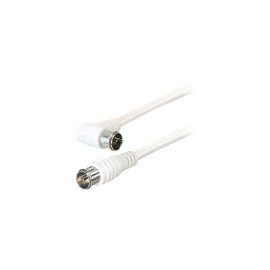 207079 P-Sat SAT 39 W Sat-Anschlusskabel 2x F-Quick-Stecker gerade/gewinkelt 2,5m Produktbild