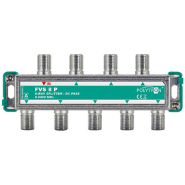 208018 Pötzelsberger FVS 8P, 5 2400 MHz Verteiler mit DC Durchgang, F-Anschluss Produktbild