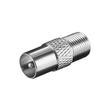 209022 Pötzelsberger SBFC2 Ante.-Adapter F-Kupplung(F-Buchse) - IEC(Koax)-Stecker Produktbild