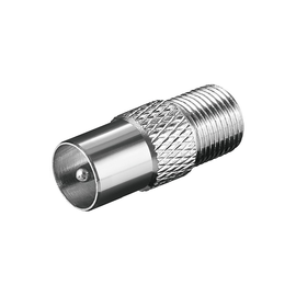 209022 Pötzelsberger SBFC2 Ante.-Adapter F-Kupplung(F-Buchse) - IEC(Koax)-Stecker Produktbild