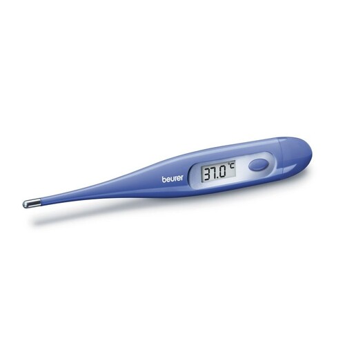 791.16 (2) Beurer FT 09/1 Digitales Fieberthermometer blau Produktbild Front View L