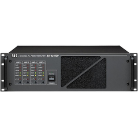 BA-4240 DP RCS 4 Kanal Endverstärker, (4x 360/240 W, 3 HE), überwachbar mit F Produktbild front M