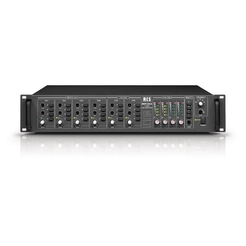 MXP-604 A RCS 4 Kanal Mischvorverstärker, 2 HE, (6 IN / 4 OUT) Produktbild Front View L