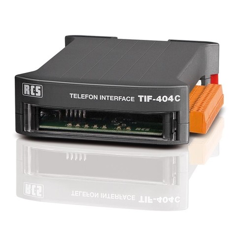 TIF-404 C RCS Telefon Interface, 4 Kontakte, AB Schnittstelle, RS-232 Produktbild Front View L