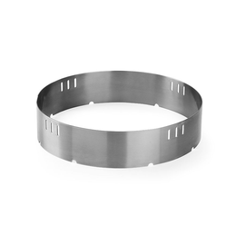 147207 Hendi Wok Ring für Hockerkocher, (D)360x(H)80 mm, Edelstahl Produktbild