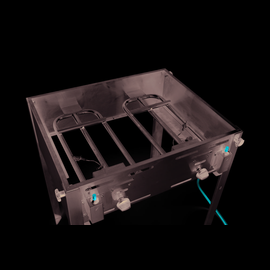 154717 Hendi Grill Master Maxi, mit Rost und Bratpfanne, Propangas, 11,6 KW, Ede Produktbild