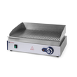 203170 Hendi Grillplatte, gerillt 580x380x240 mm, 2400 Watt Produktbild front S