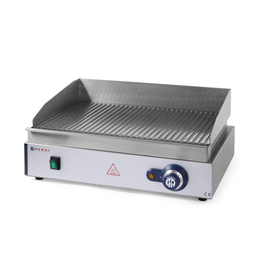 203170 Hendi Grillplatte, gerillt 580x380x240 mm, 2400 Watt Produktbild