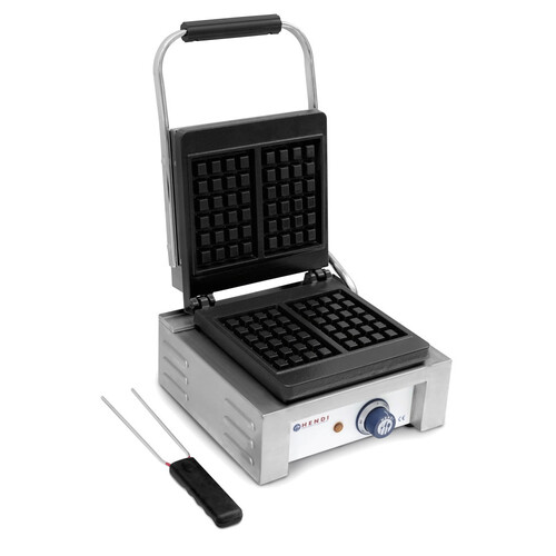 212103 Hendi Waffeleisen, 1500 Watt 4x6 Quadrat-Muster Produktbild