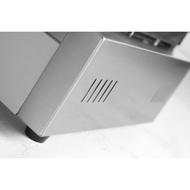 263662 Hendi Kontaktgriller Panini, oben gerillt, unten glatt, 2200 W, 230 V Produktbild front M