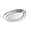 404102 Hendi Fleischplatte 250x180 mm, oval, Edelstahl Produktbild front S