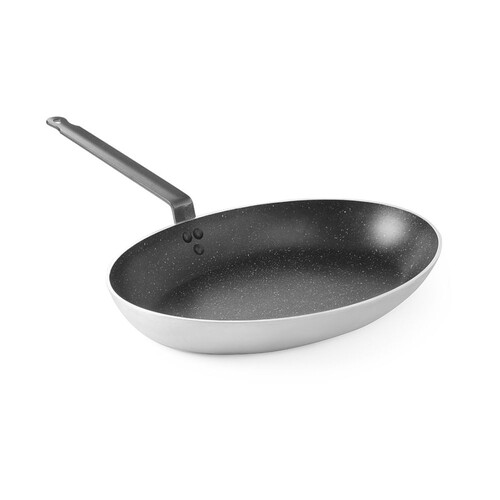 627716 Hendi Nonstick Fischpfanne oval Aluminium,280x400(h)55 mm Produktbild