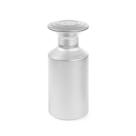630204 Hendi Pfefferstreuer mit Schraubkappe, (D)120x(H)65 mm, Aluminium Produktbild front M