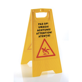 663950 Hendi Schild Rutschgefahr 300x(H)615 mm Produktbild front M