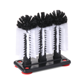 696002 Hendi Gläserspülbürste 3 teilig, (H)180 mm, Kunststoff mit 3 Nylonbürste Produktbild front M