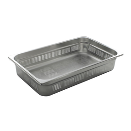 802229 Hendi CNS GN Behälter perforiert, GN 1/1, H 100 mm Produktbild front M