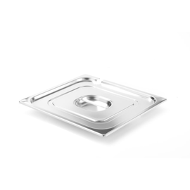 805114 Hendi CNS GN Deckel mit Löffelaussparung, GN 2/3 Produktbild front M