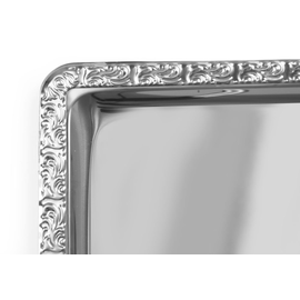 807804 Hendi Platte SR100 mit Dekorrand, 530x325 mm, GN 1/1, Chromstahl Produktbild front M