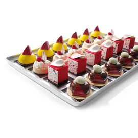 808511 Hendi Backblech Alumuminium 600x400 mm silber Produktbild front M