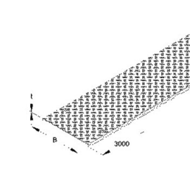 862177 Niedax RDVSRS 500 Deckel für Kabelrinne, 505x3000 mm, t=4,5 mm Produktbild