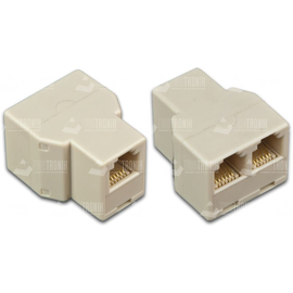 MOD DX ADP 6/4-6/4 1:2 Triotronik Modular Adapter RJ11 Buchse 2x RJ11 Ku Produktbild front M