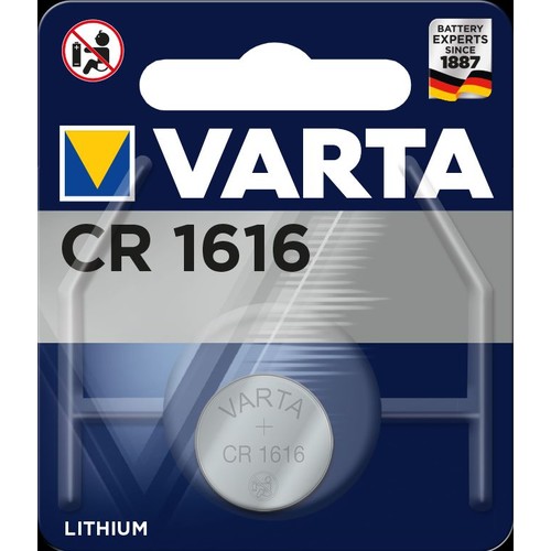 06616101401 VARTA ELECTRONICS CR1616 (1STK.-BL.) Lithi.Knopfzellenbatterie 3V Produktbild