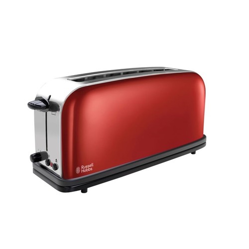 23081036001 Russell Hobbs Colours Flame Red Langschlitz Toaster 21391-56 Produktbild Front View L