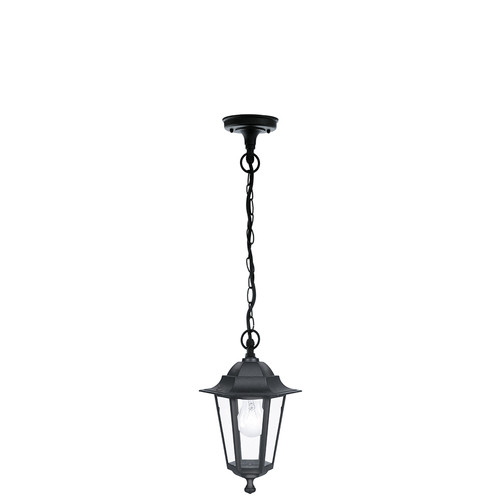 22471 Eglo AL HL/1 E27 SCHWARZ MATT LATERNA 4 Produktbild Front View L