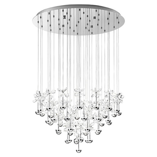 93661 Eglo LED HL ?780 CHROM/KRISTALL PIANOPOLI Produktbild Front View L
