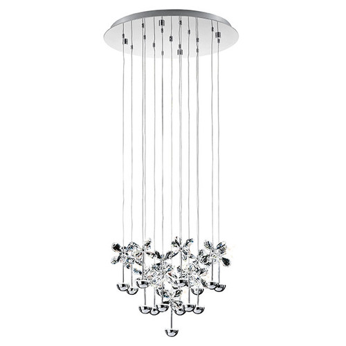 93662 Eglo LED HL ?500 CHROM/KRISTALL PIANOPOLI Produktbild Front View L