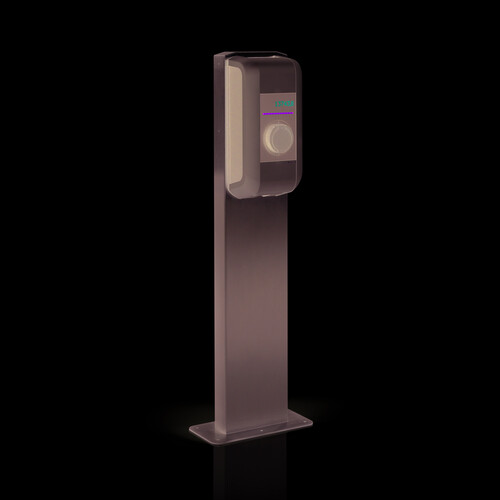 89.735  KEBA Pedestal for one wallbox/stainless steel Produktbild