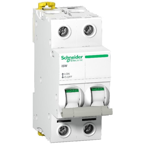 A9S65263 Schneider E. LASTTRENNSCHALTER ISW 2P 63A Produktbild Front View L