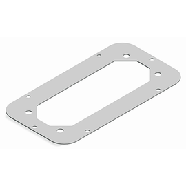 NSYTLCFL Schneider E. KABELEINF.PL. 1XFL21 AUSSCHN. 245X130MM Produktbild front M