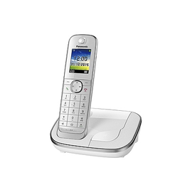 KX-TGJ310GW Panasonic Telefon Schnurlos Anruferansage ws Produktbild