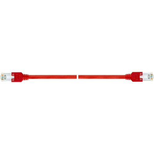 CE6660 CROSS.PATCHKABEL RJ45 CAT5e S-FTP 2m rot Produktbild Front View L