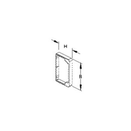 865154 Niedax LER 40.060 Endschutzring, 40x60 mm Produktbild