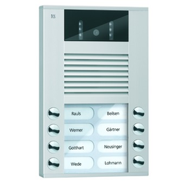 AVE14083-0010 Tcs Video-Außenstation zur AP-Montage 8 Tasten 2-spaltig Color Produktbild front M