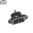 304423 Europart Heißgeräte-Einbaustecker 155° Schwarz Lochabstand 40mm Produktbild