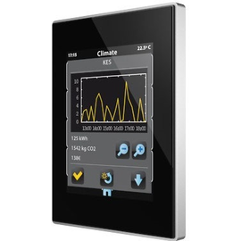 ZVI-Z41PRO-A Zennio EIB/KNX Touchpanel 4,1" Farb-Touchdisplay inkl. LAN Schwarz Produktbild