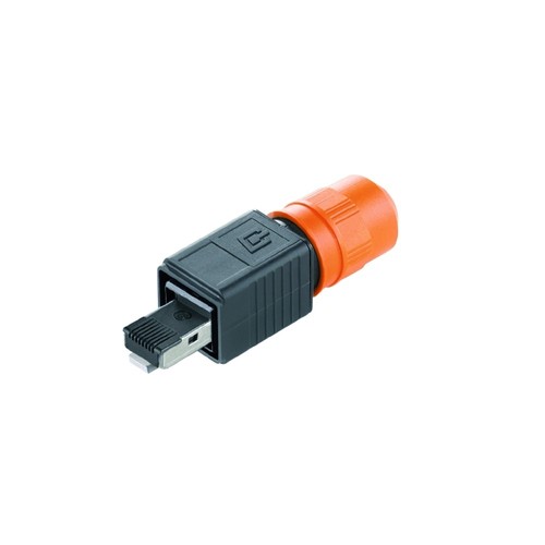 1271240000 WEIDMÜLLER Modularer Steck- verbinder IE-PS-V04P-RJ45-FH-B Produktbild Front View L