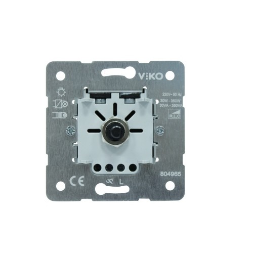 90500480 Viko Elektronischer UP Drehdimmer Einsatz mit Produktbild Front View L